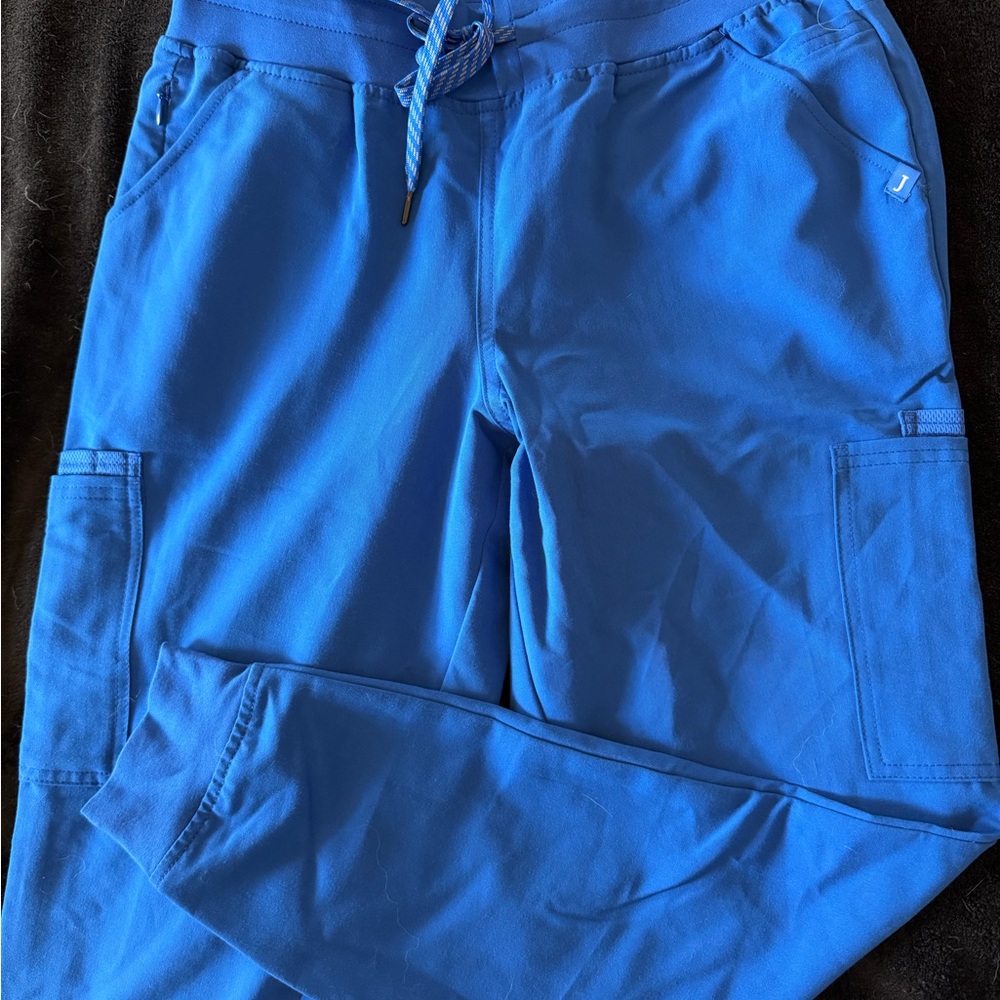 Jaanuu Vibrant Blue jogger scrub Pants